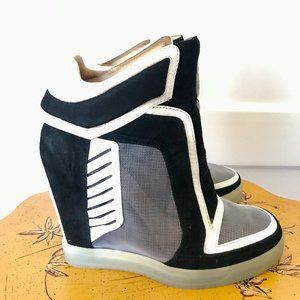 L.A.M.B. Wedge High Top Sneakers
